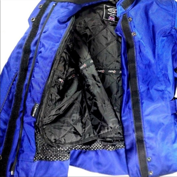 RST Womens Size 10 Motorcycle Jacket Blue Armour - Picture 3 of 4